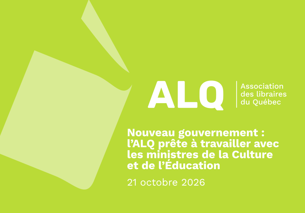 Nouveau gouvernement : l’ALQ prête à travailler avec les ministres de la Culture et de l’Éducation