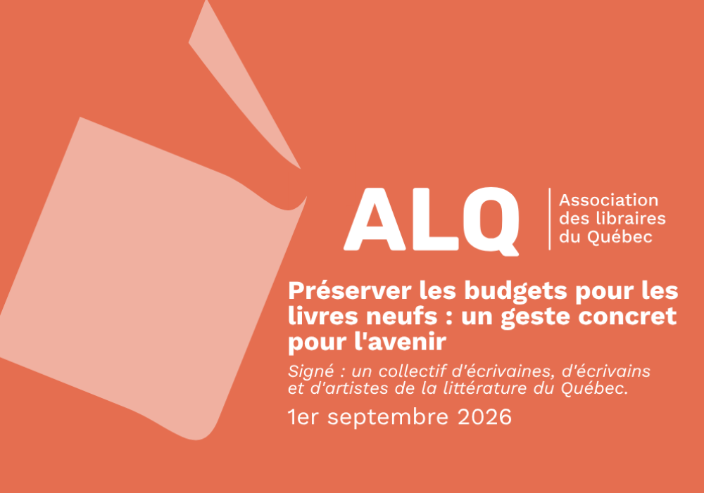 Pr&eacute;server les budgets pour les livres neufs : un geste concret pour l&rsquo;avenir